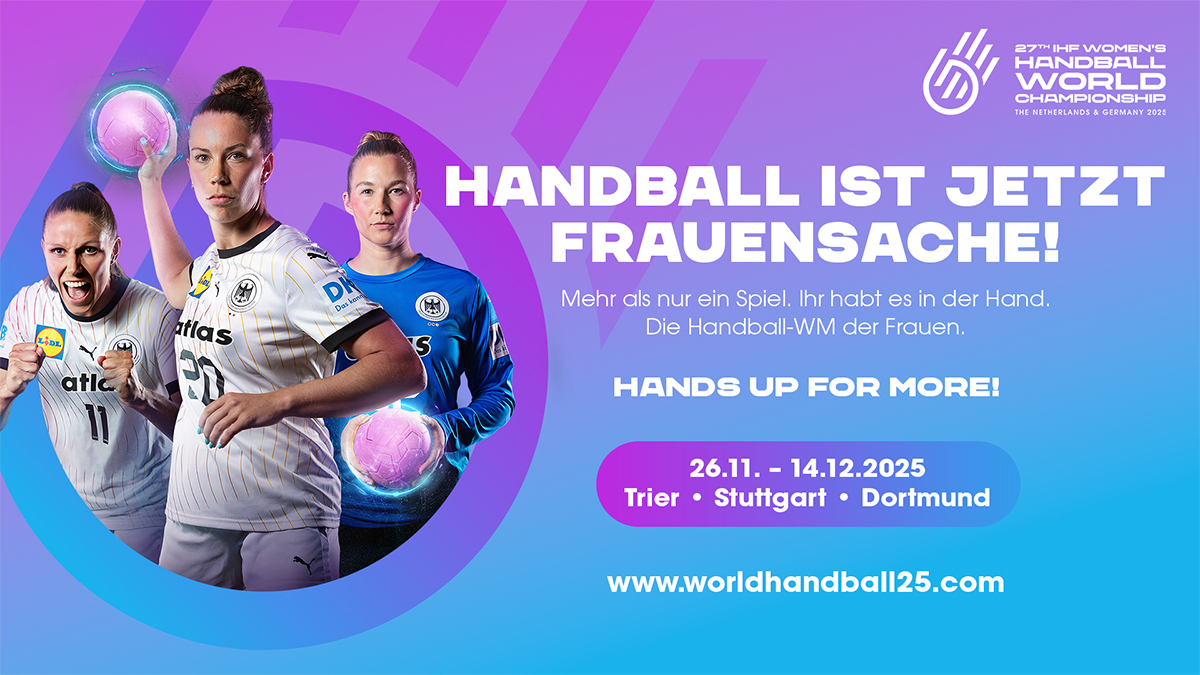 HBW Handball BadenWürttemberg e.V. FrauenWM 2025 wird zum Bestseller